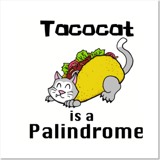 Tacocat is a Palindrome Posters and Art